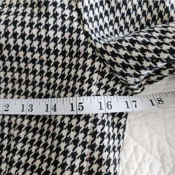 J crew wool blend plaid hook front closure blazer - Picture 7 of 11